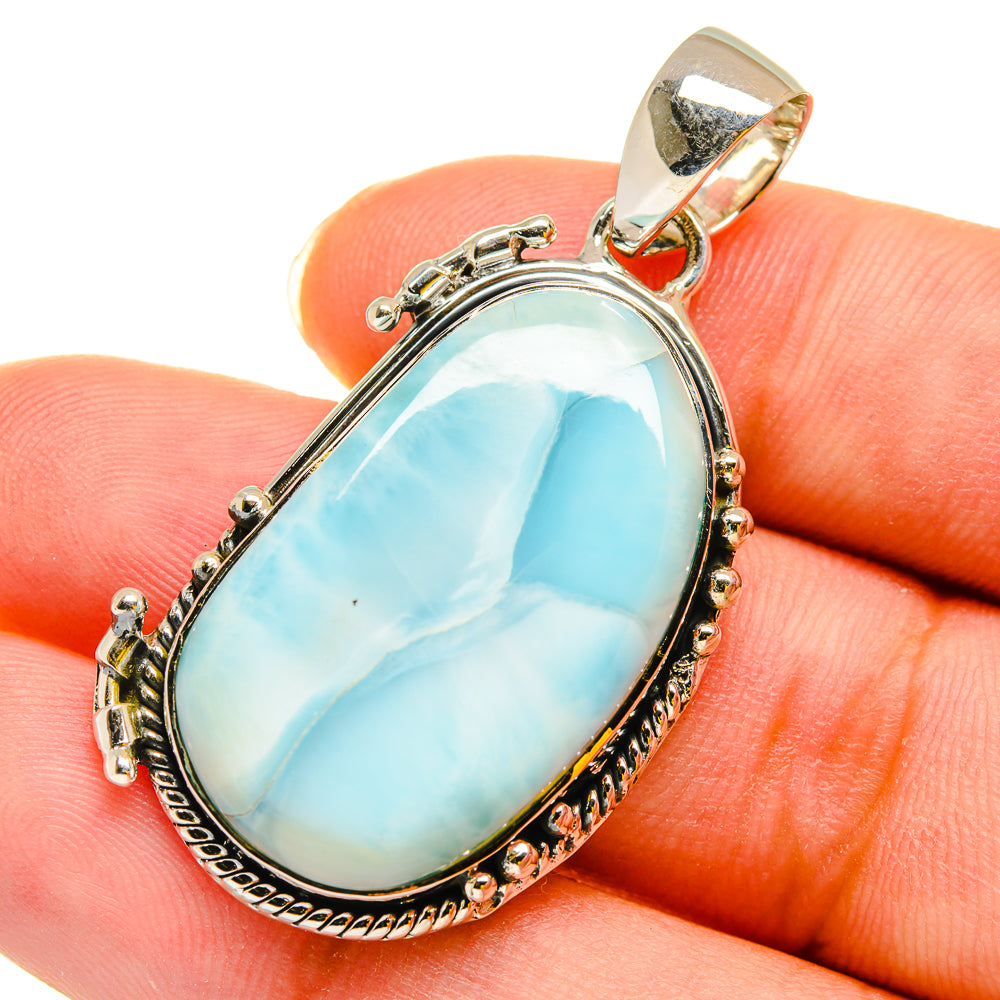Larimar Pendants handcrafted by Ana Silver Co - PD11867