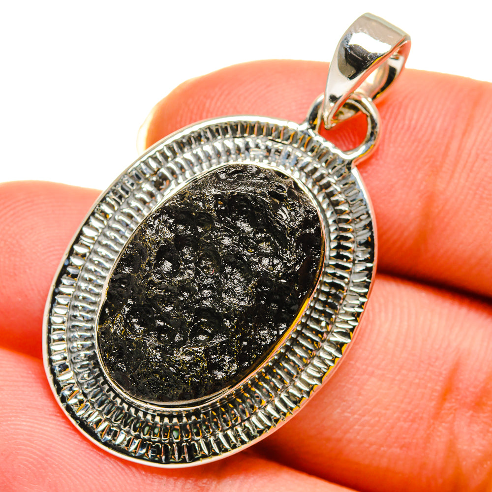Tektite Pendants handcrafted by Ana Silver Co - PD11868