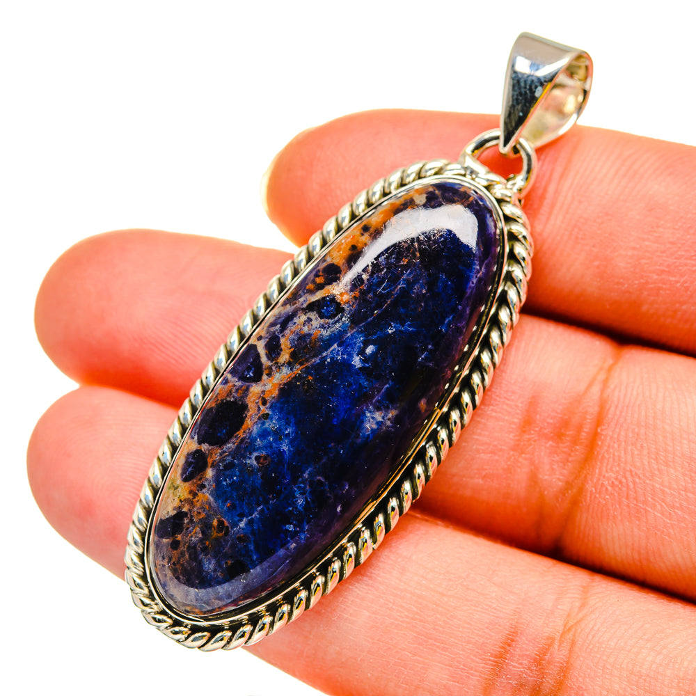Sodalite Pendants handcrafted by Ana Silver Co - PD11874