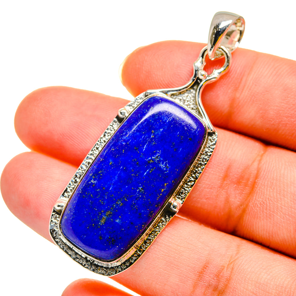 Lapis Lazuli Pendants handcrafted by Ana Silver Co - PD11875