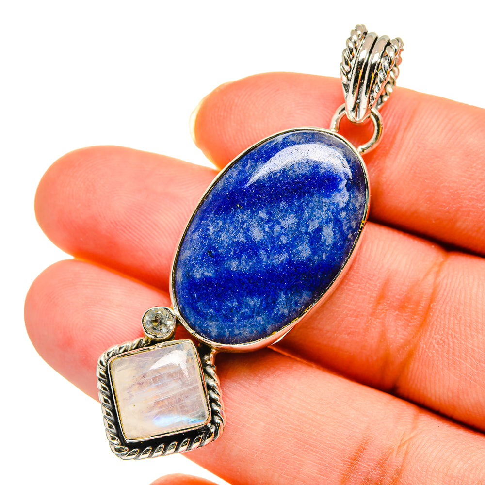 Sodalite Pendants handcrafted by Ana Silver Co - PD11879