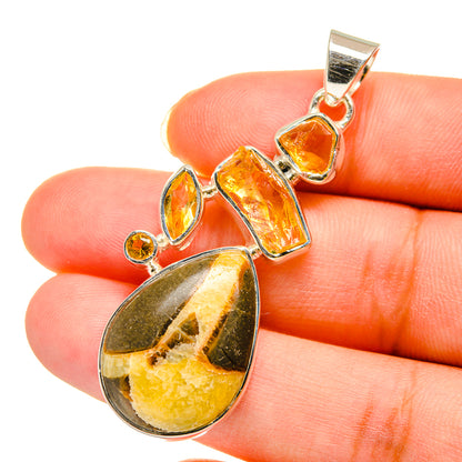 Bauxite Pendants handcrafted by Ana Silver Co - PD11880