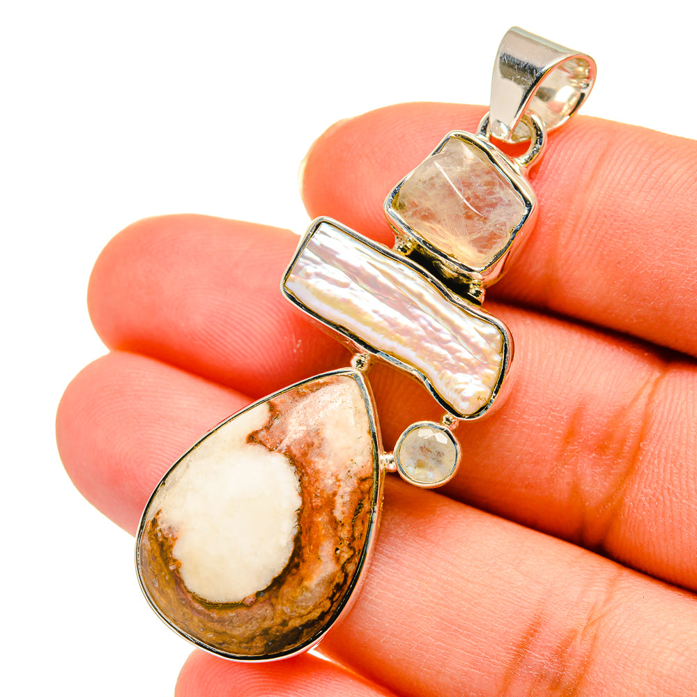 Wild Horse Jasper Pendants handcrafted by Ana Silver Co - PD11883
