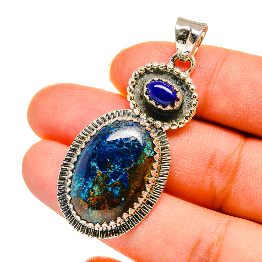 Shattuckite Pendants handcrafted by Ana Silver Co - PD11897