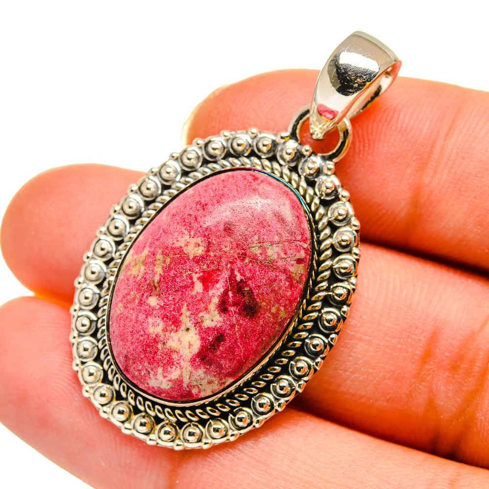 Thulite Pendants handcrafted by Ana Silver Co - PD11920