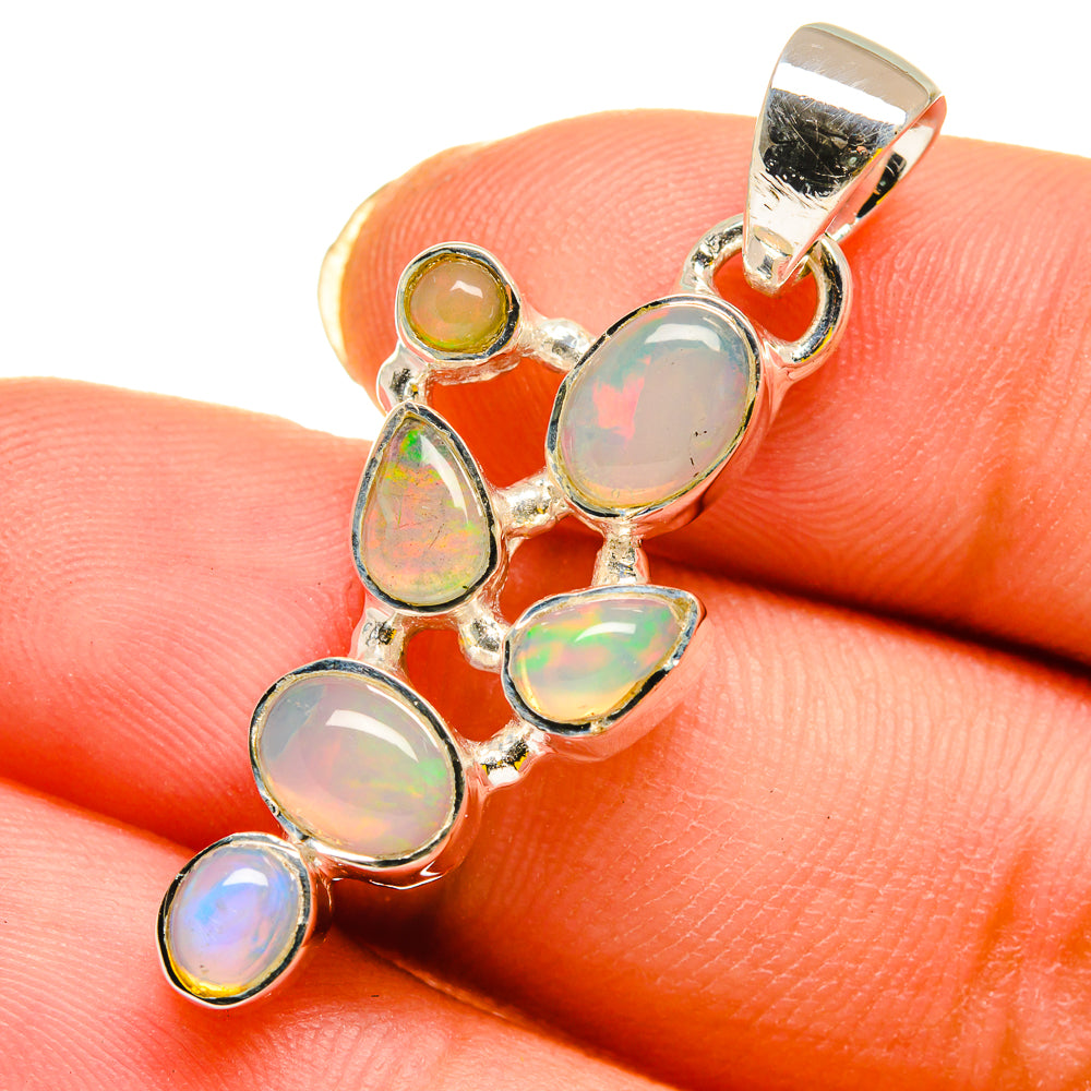 Ethiopian Opal Pendants handcrafted by Ana Silver Co - PD11926
