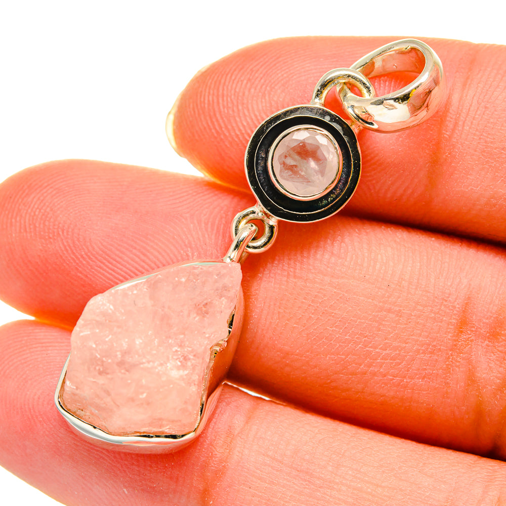 Kunzite Pendants handcrafted by Ana Silver Co - PD11928