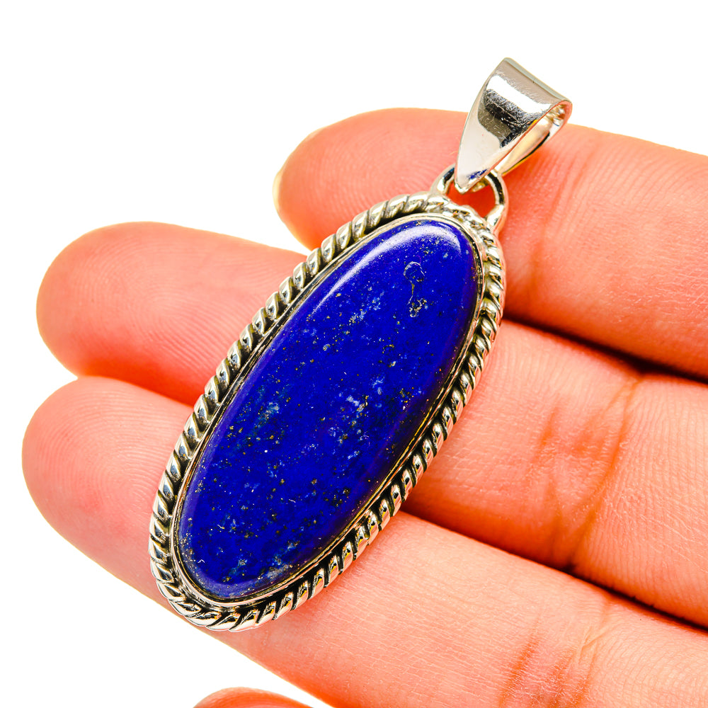 Lapis Lazuli Pendants handcrafted by Ana Silver Co - PD11934