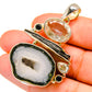 Coconut Geode Slice Pendants handcrafted by Ana Silver Co - PD11938