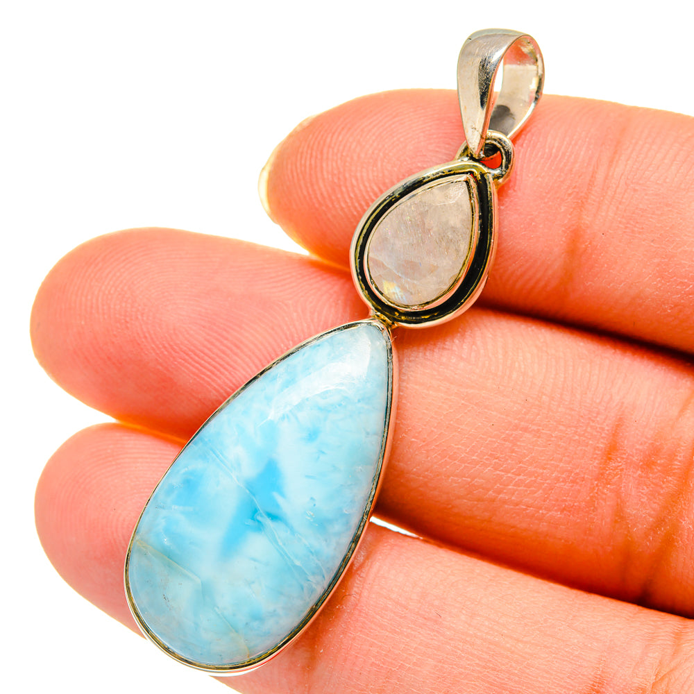 Larimar Pendants handcrafted by Ana Silver Co - PD11964