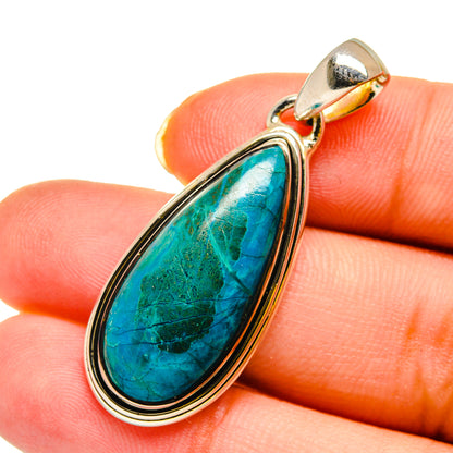 Chrysocolla Pendants handcrafted by Ana Silver Co - PD11968