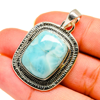 Larimar Pendants handcrafted by Ana Silver Co - PD11971