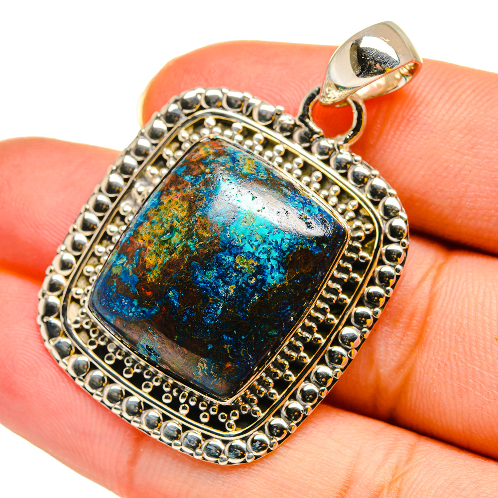 Shattuckite Pendants handcrafted by Ana Silver Co - PD11979