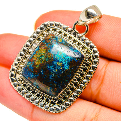 Shattuckite Pendants handcrafted by Ana Silver Co - PD11979