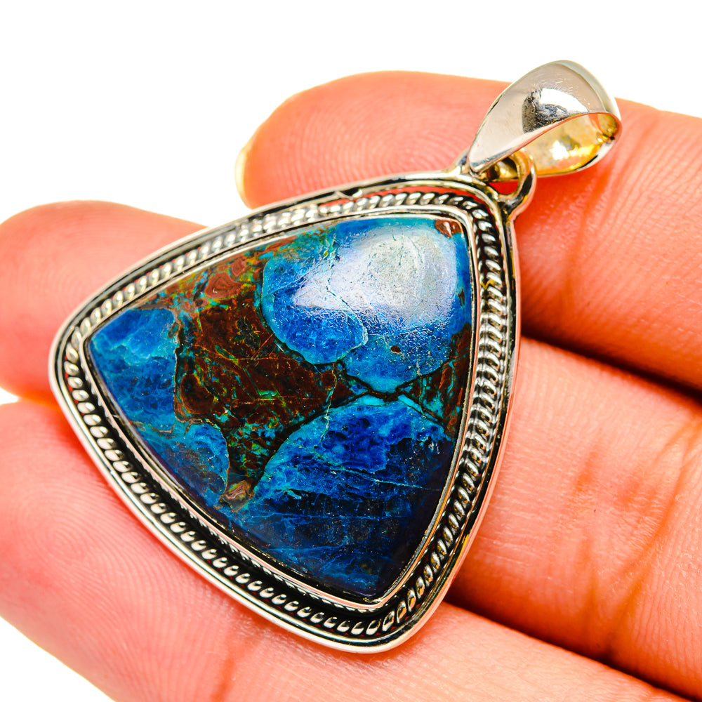 Shattuckite Pendants handcrafted by Ana Silver Co - PD11981