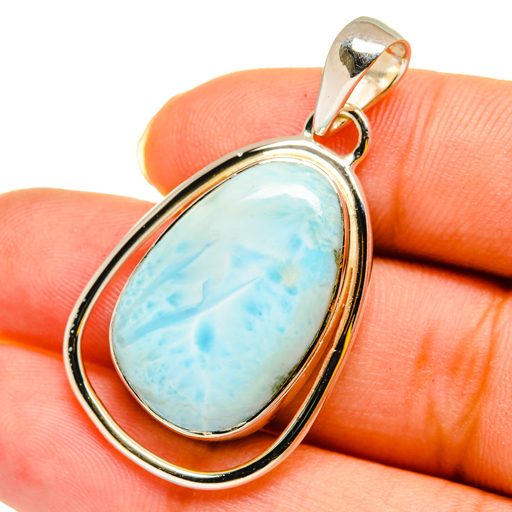 Larimar Pendants handcrafted by Ana Silver Co - PD12016