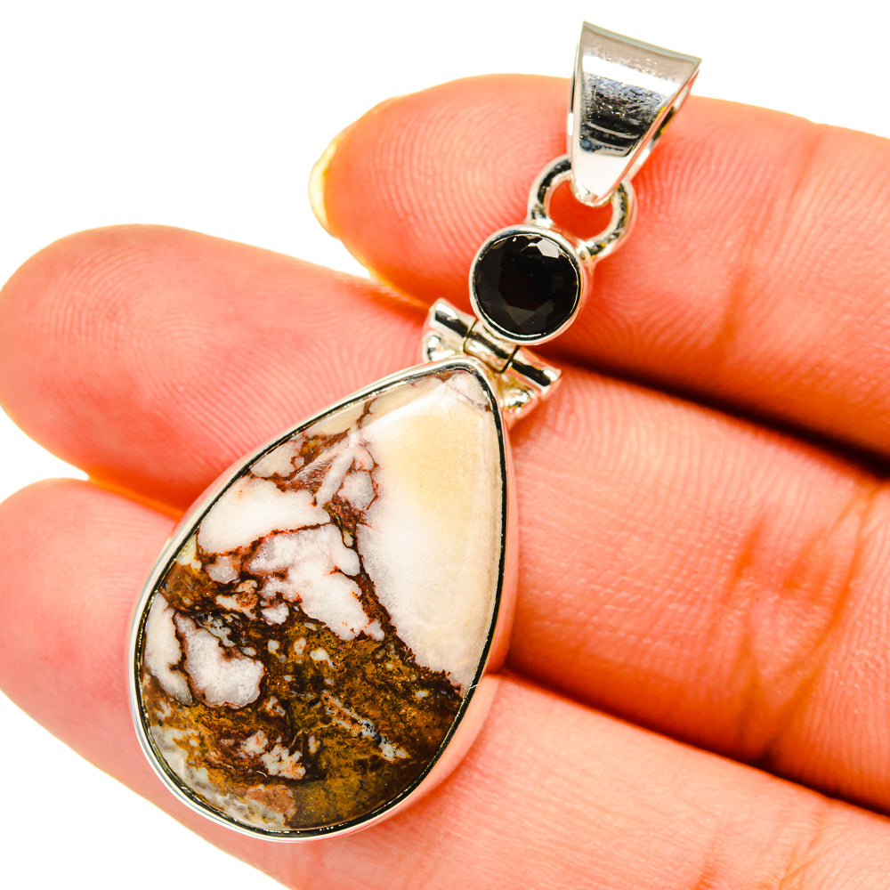 Peanut Wood Jasper Pendants handcrafted by Ana Silver Co - PD12017