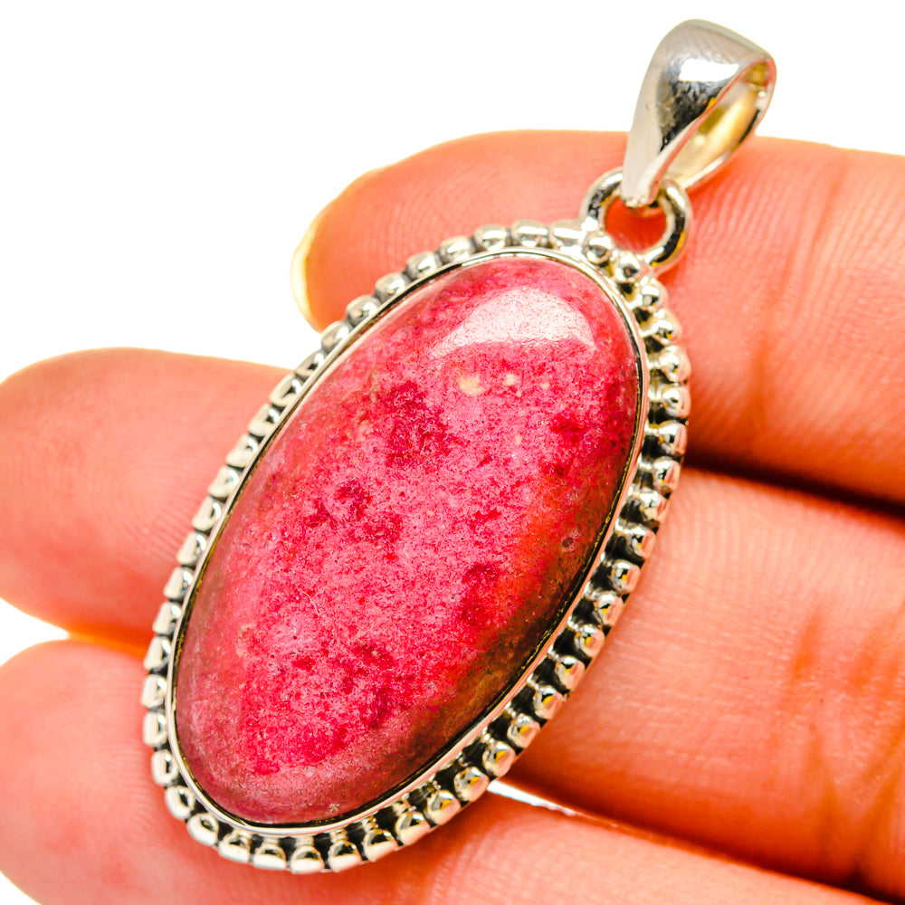 Thulite Pendants handcrafted by Ana Silver Co - PD12019