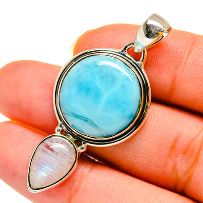 Larimar Pendants handcrafted by Ana Silver Co - PD12025