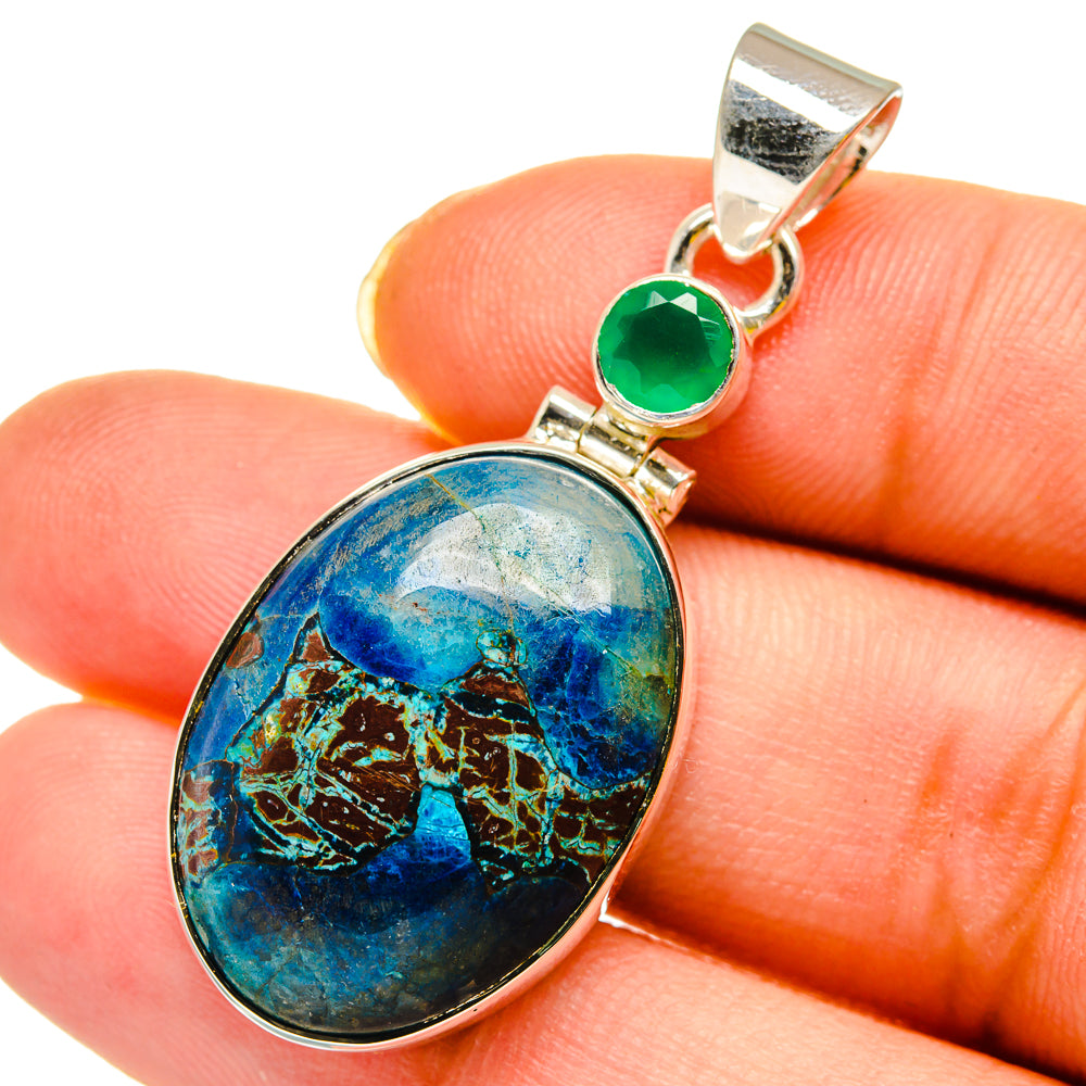 Shattuckite Pendants handcrafted by Ana Silver Co - PD12036