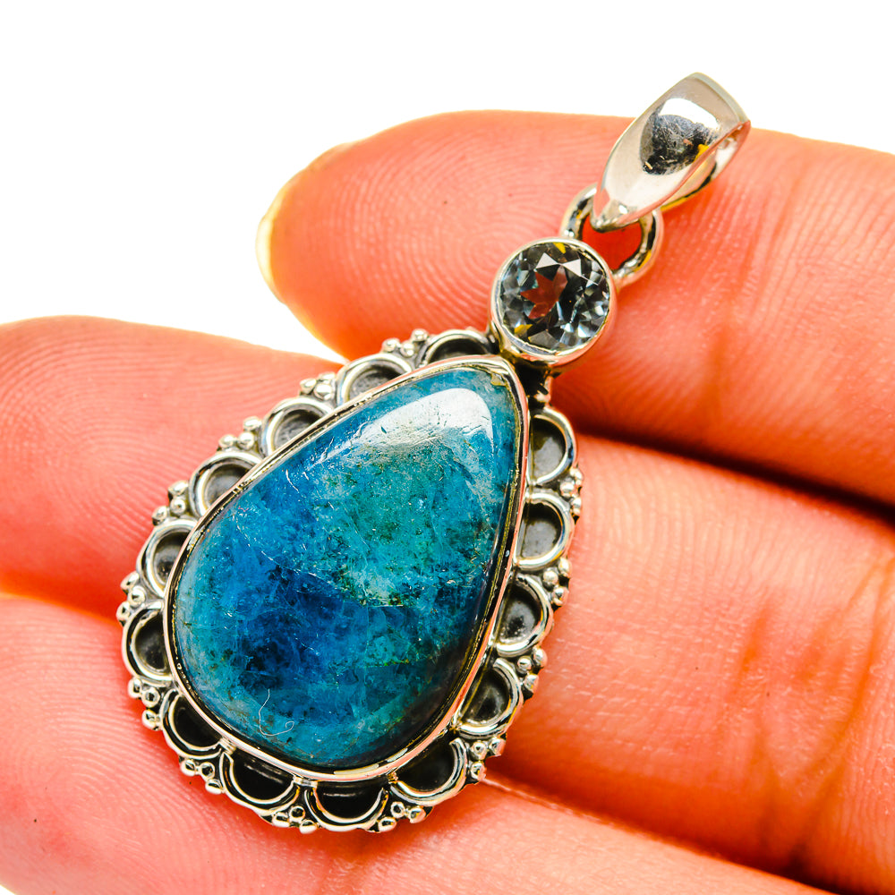 Apatite Pendants handcrafted by Ana Silver Co - PD12044