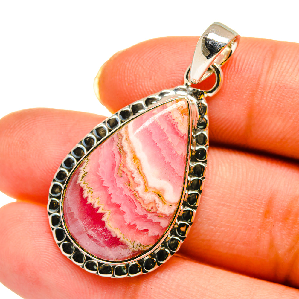 Rhodochrosite Pendants handcrafted by Ana Silver Co - PD12056