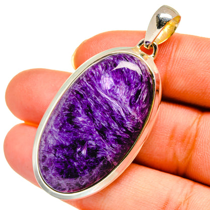 Charoite Pendants handcrafted by Ana Silver Co - PD12061