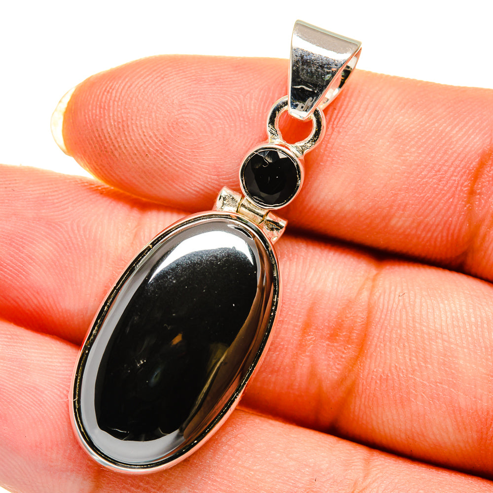 Hematite Pendants handcrafted by Ana Silver Co - PD12067