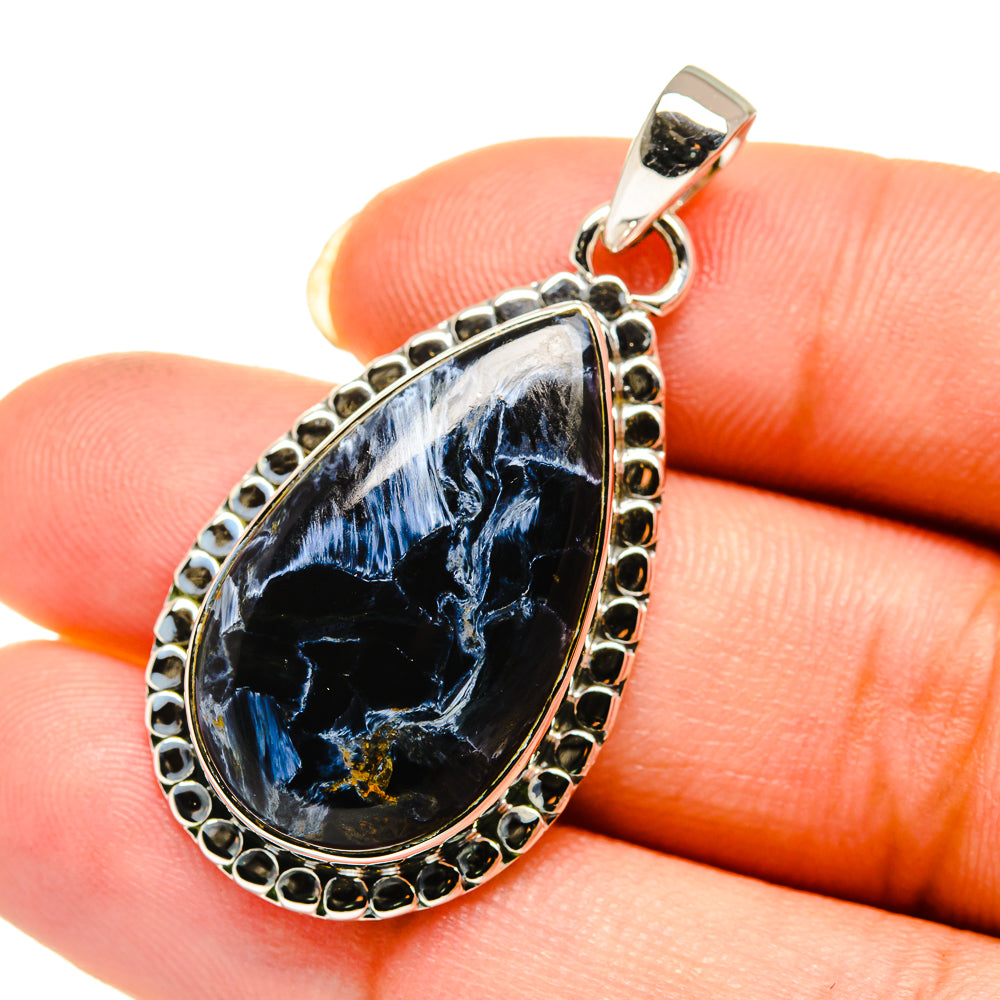 Pietersite Pendants handcrafted by Ana Silver Co - PD12071