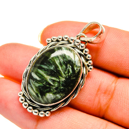 Seraphinite Pendants handcrafted by Ana Silver Co - PD12097