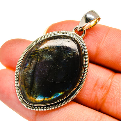 Labradorite Pendants handcrafted by Ana Silver Co - PD12116