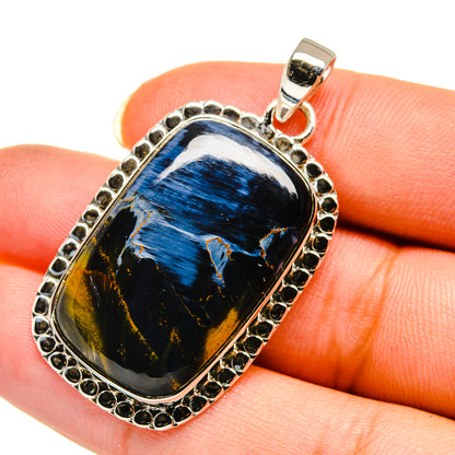Pietersite Pendants handcrafted by Ana Silver Co - PD12121