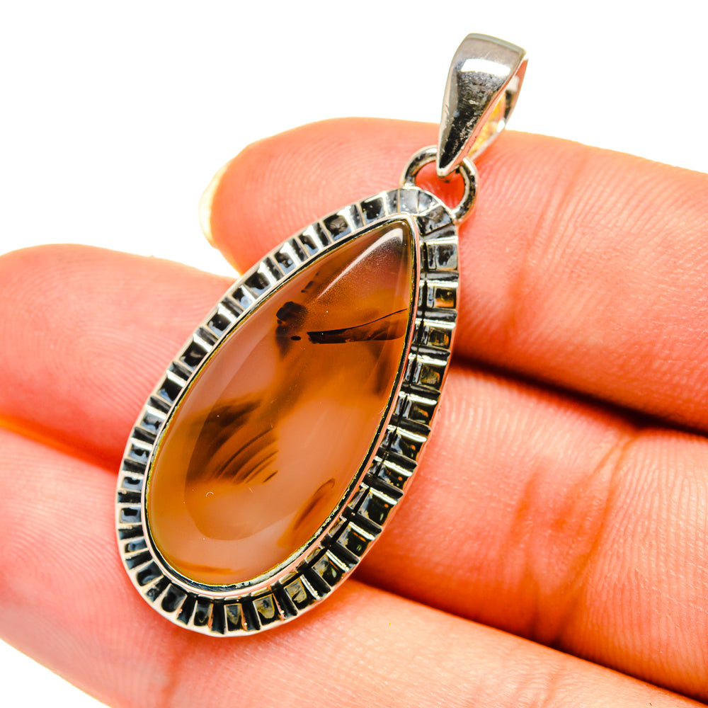 Montana Agate Pendants handcrafted by Ana Silver Co - PD12124