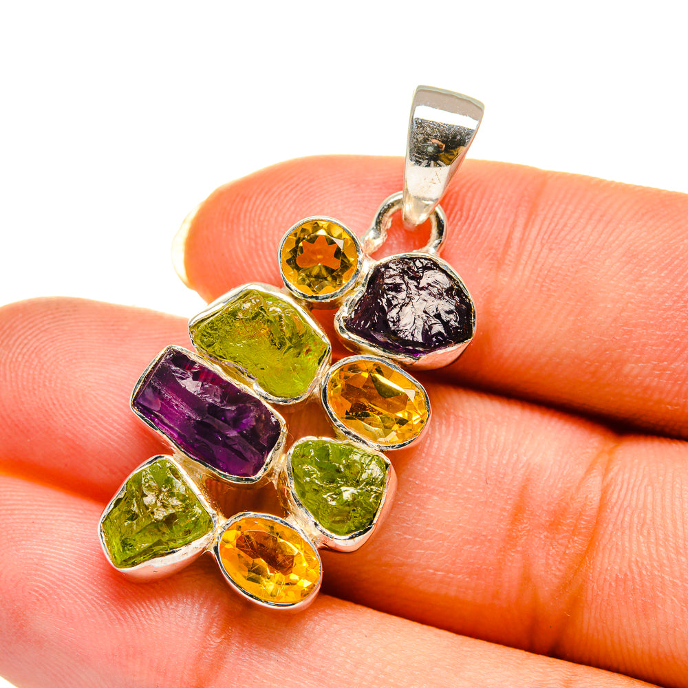 Peridot Pendants handcrafted by Ana Silver Co - PD12130