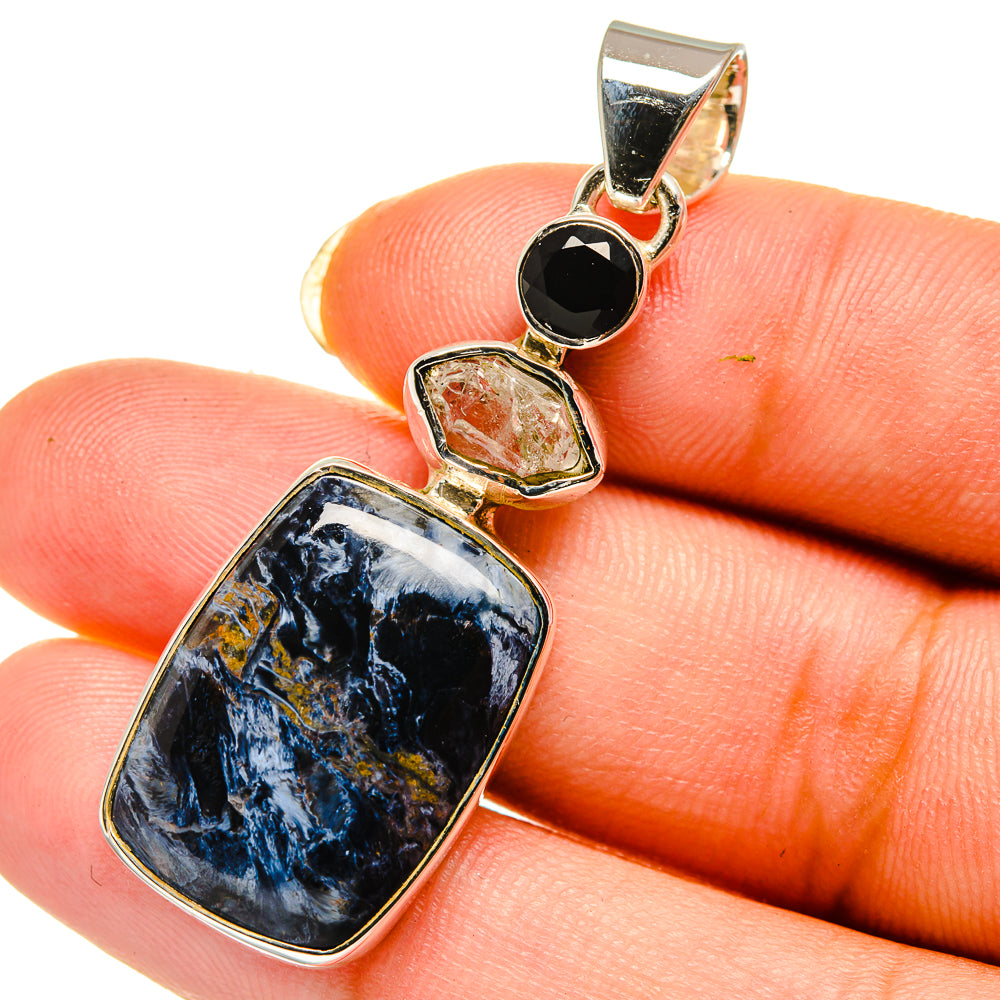 Pietersite Pendants handcrafted by Ana Silver Co - PD12164
