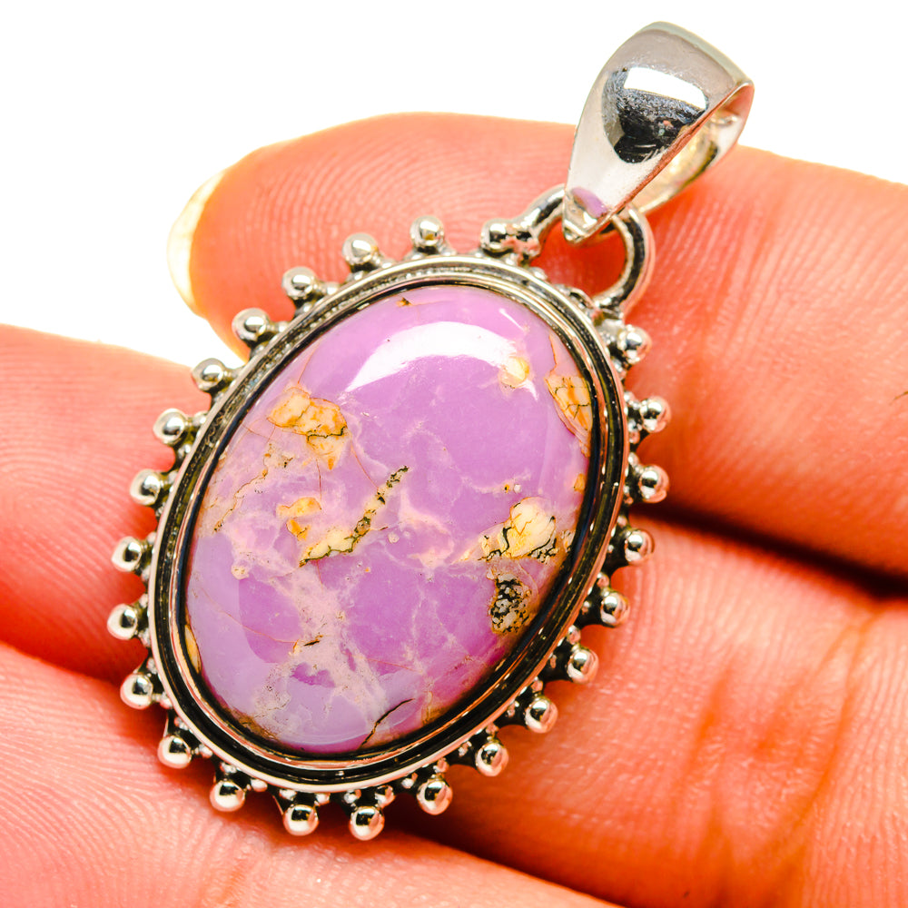 Phosphosiderite Pendants handcrafted by Ana Silver Co - PD12165