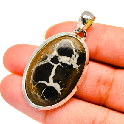 Septarian Geode Pendants handcrafted by Ana Silver Co - PD12167