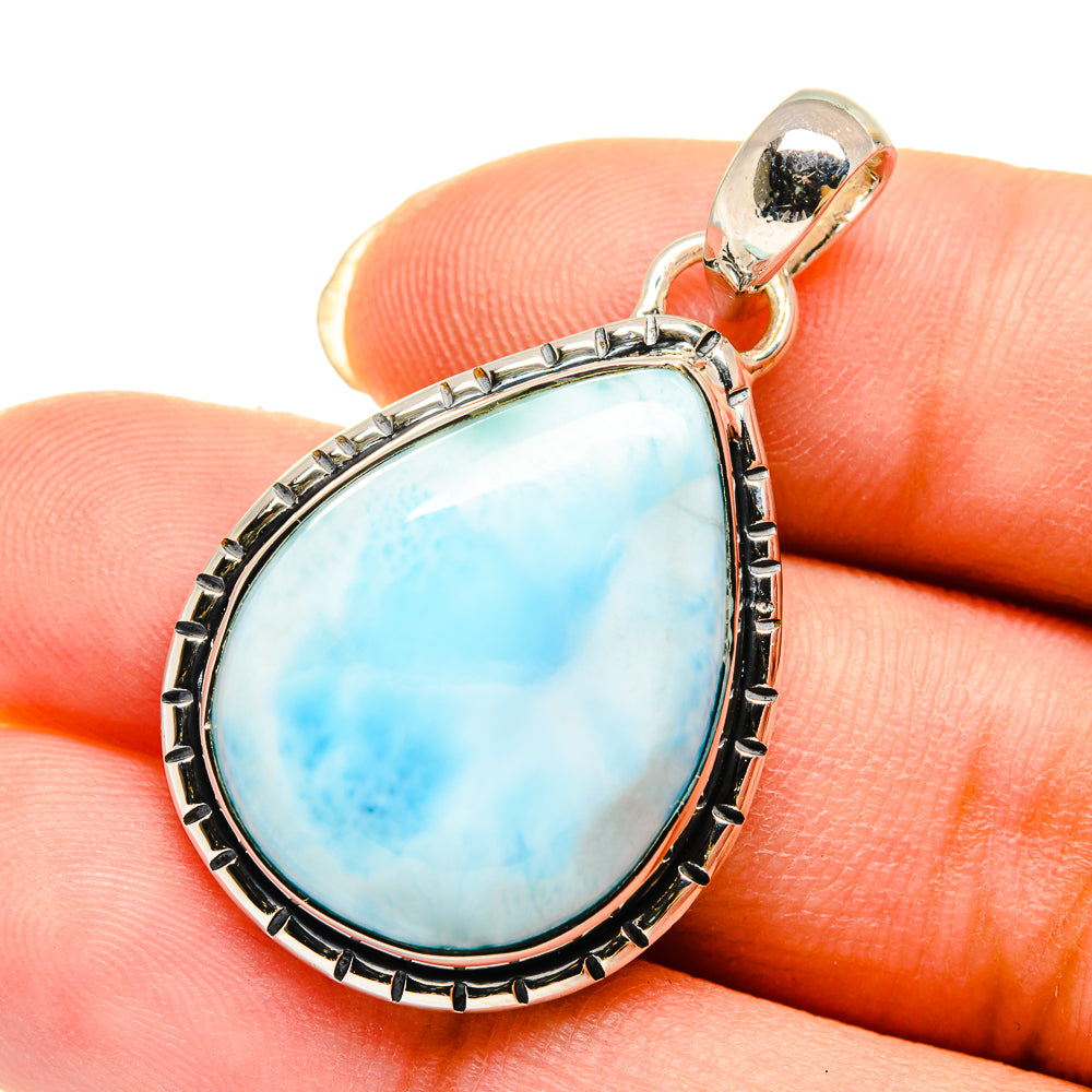 Larimar Pendants handcrafted by Ana Silver Co - PD12168