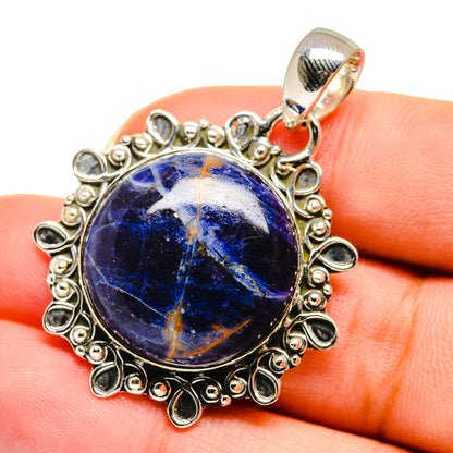 Sodalite Pendants handcrafted by Ana Silver Co - PD12173