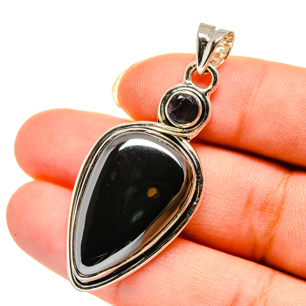 Hematite Pendants handcrafted by Ana Silver Co - PD12179