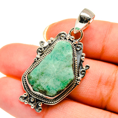 Chrysoprase Pendants handcrafted by Ana Silver Co - PD12183