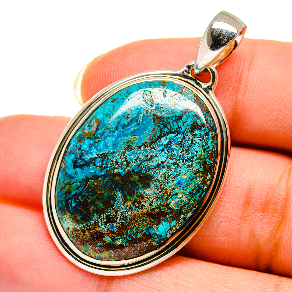 Shattuckite Pendants handcrafted by Ana Silver Co - PD12185