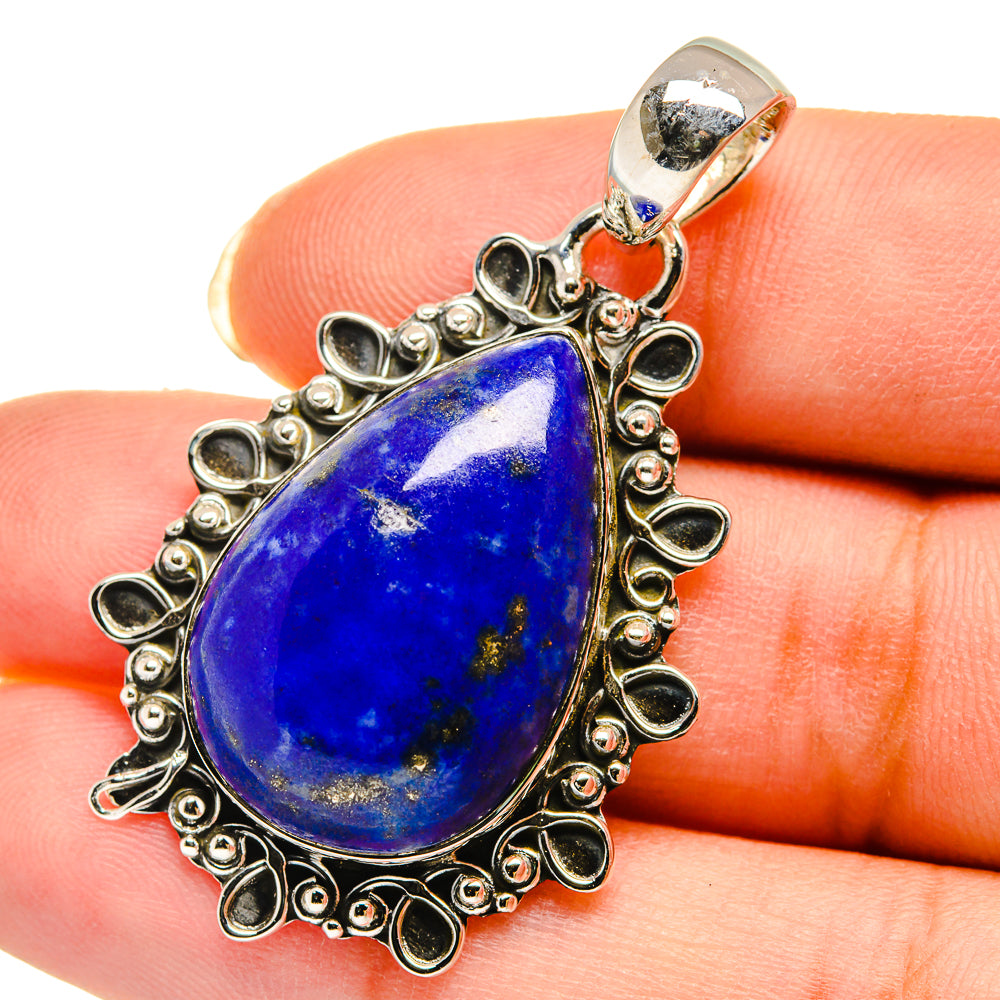 Lapis Lazuli Pendants handcrafted by Ana Silver Co - PD12187