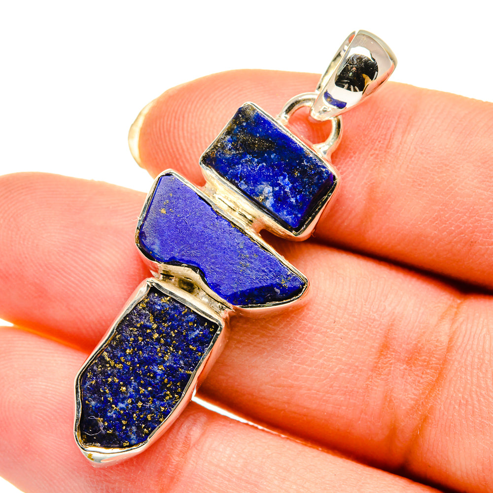 Lapis Lazuli Pendants handcrafted by Ana Silver Co - PD12216