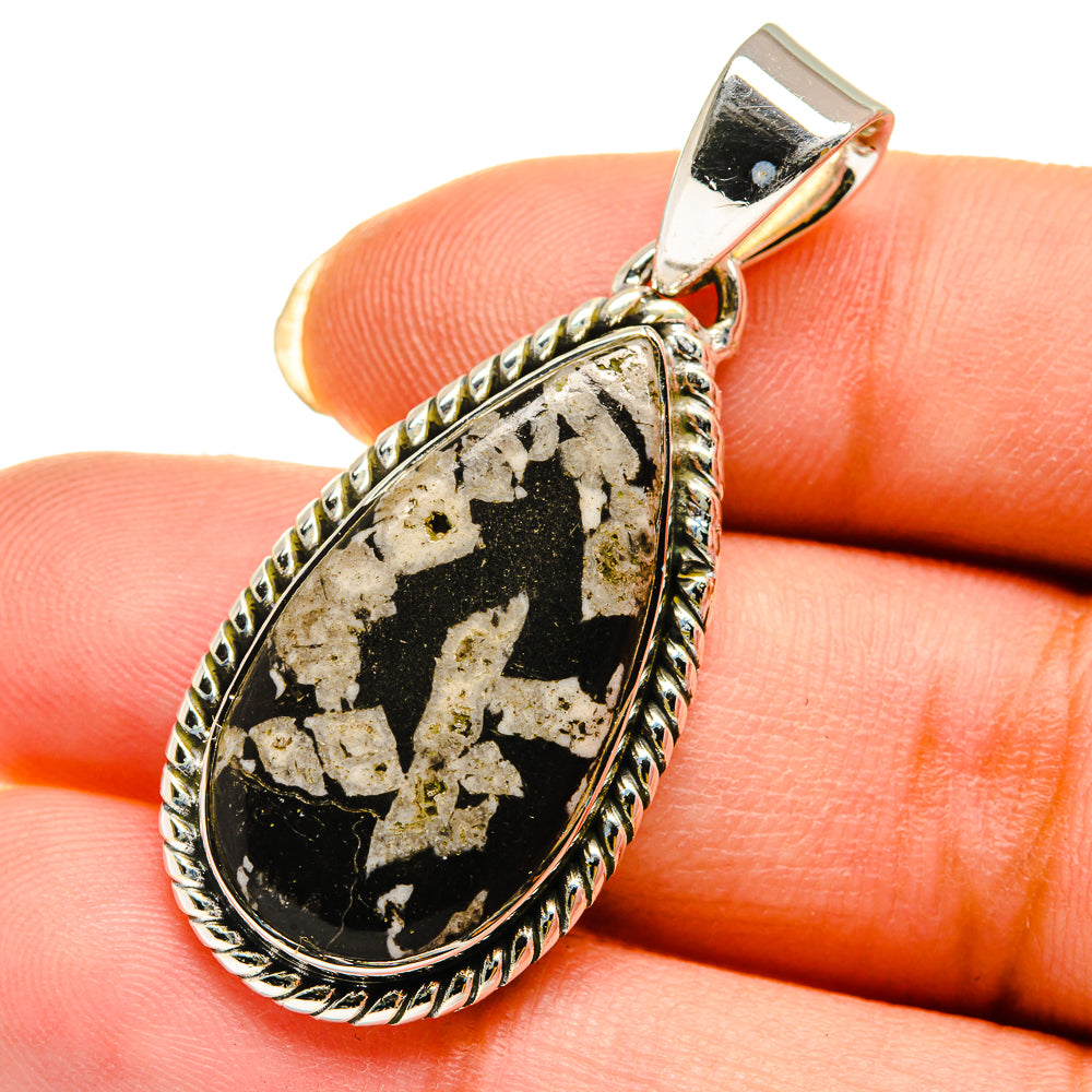 Pinolith Jasper Pendants handcrafted by Ana Silver Co - PD12217
