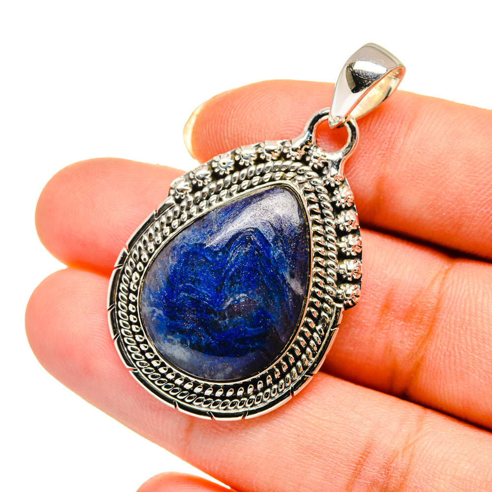 Sodalite Pendants handcrafted by Ana Silver Co - PD12219