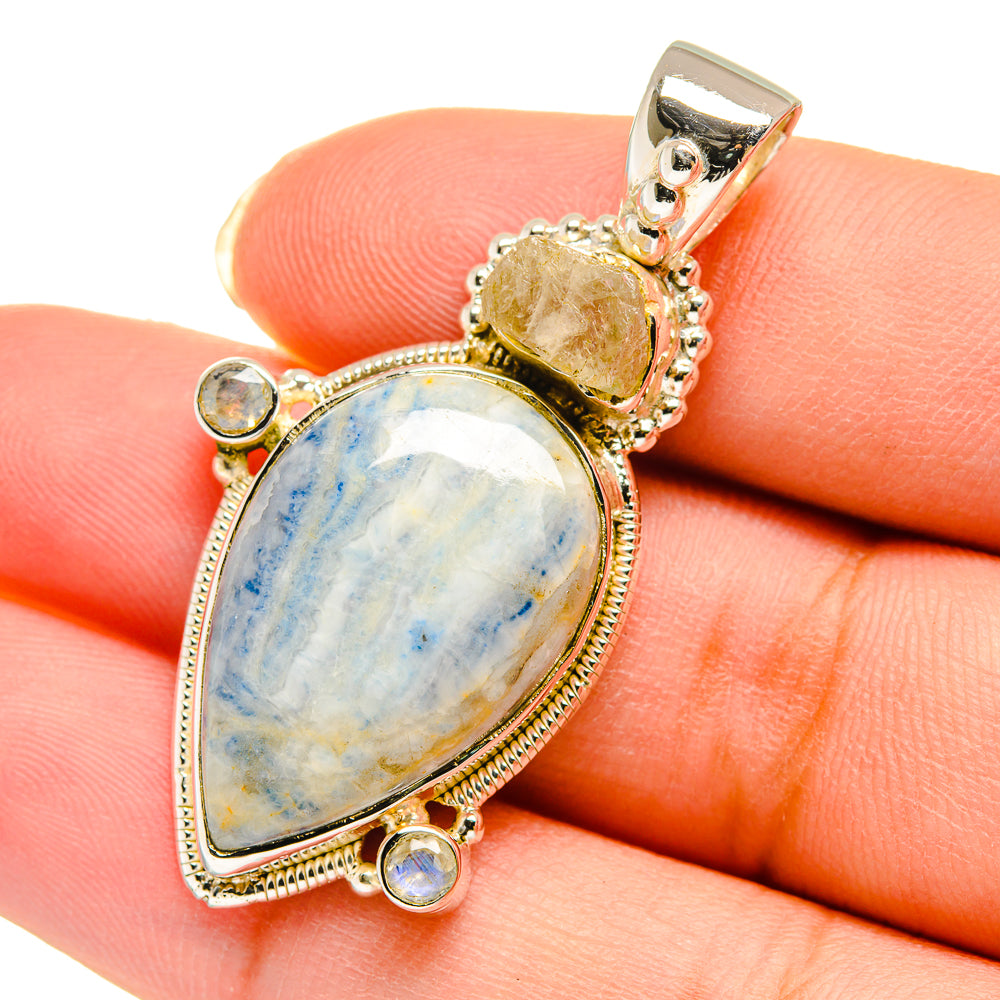 Owyhee Opal Pendants handcrafted by Ana Silver Co - PD12223