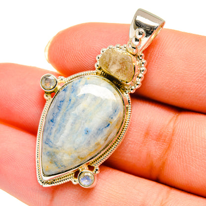 Owyhee Opal Pendants handcrafted by Ana Silver Co - PD12223