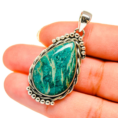 Amazonite Pendants handcrafted by Ana Silver Co - PD12230