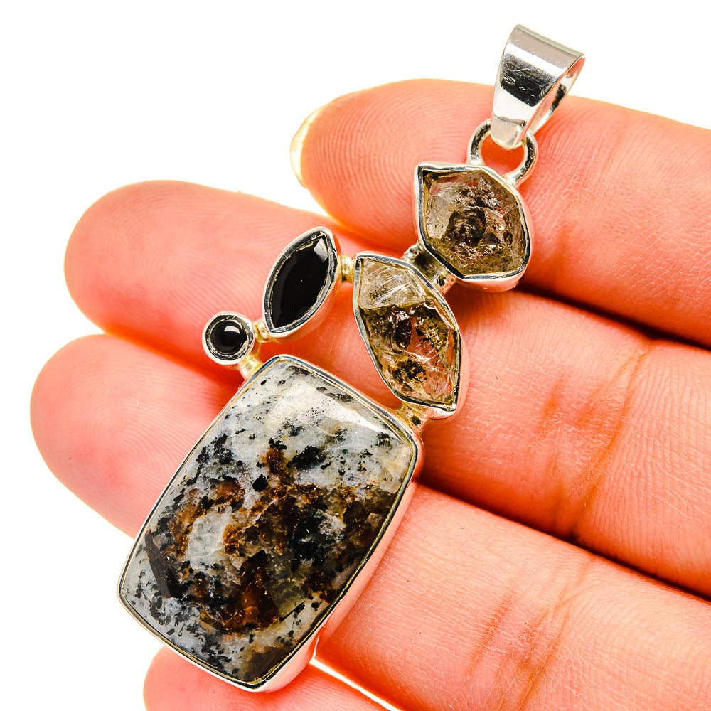 Astrophyllite Pendants handcrafted by Ana Silver Co - PD12231